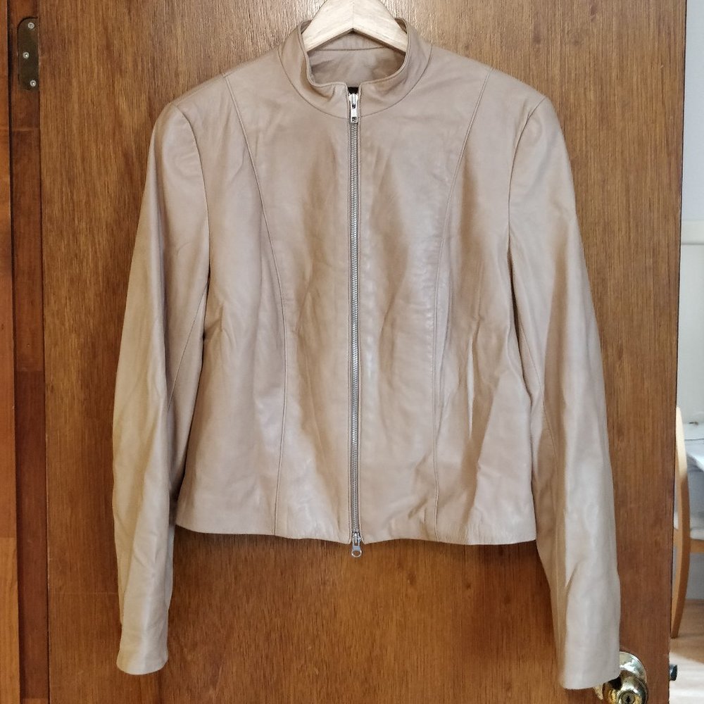 Camel-Coloured Danier Genuine Leather Jacket